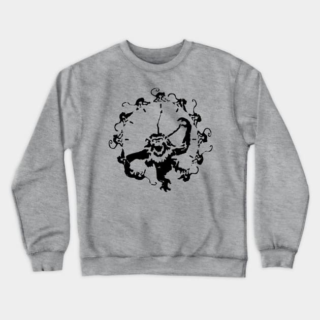 12 Monkeys Crewneck Sweatshirt by Thinkerman